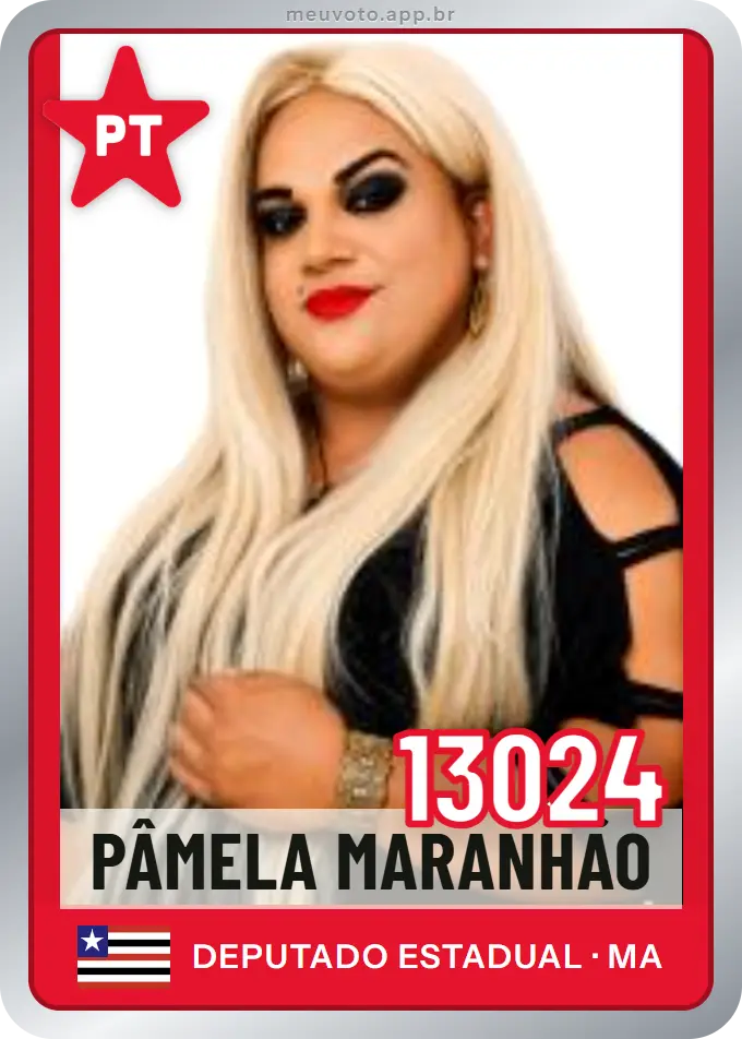 Carta de Pâmela Maranhão, número 13024, PT