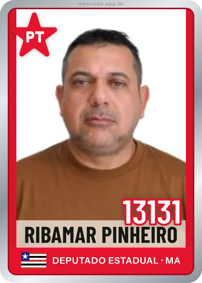 Carta de Ribamar Pinheiro, número 13131, PT