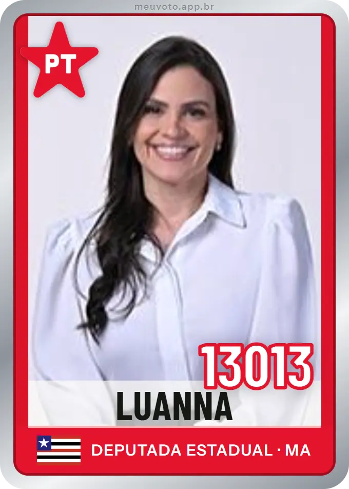 Carta de Luanna, número 13013, PT