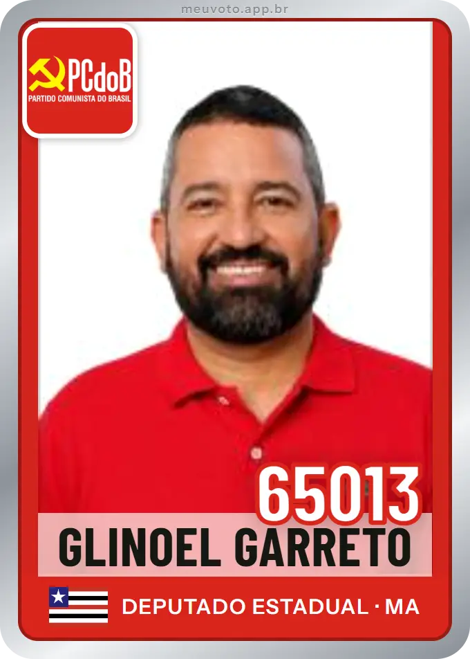 Carta de Glinoel Garreto, número 65013, PCdoB