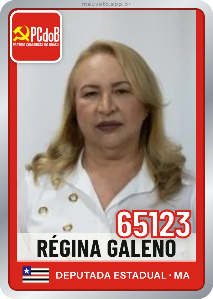 Carta de Régina Galeno, número 65123, PCdoB