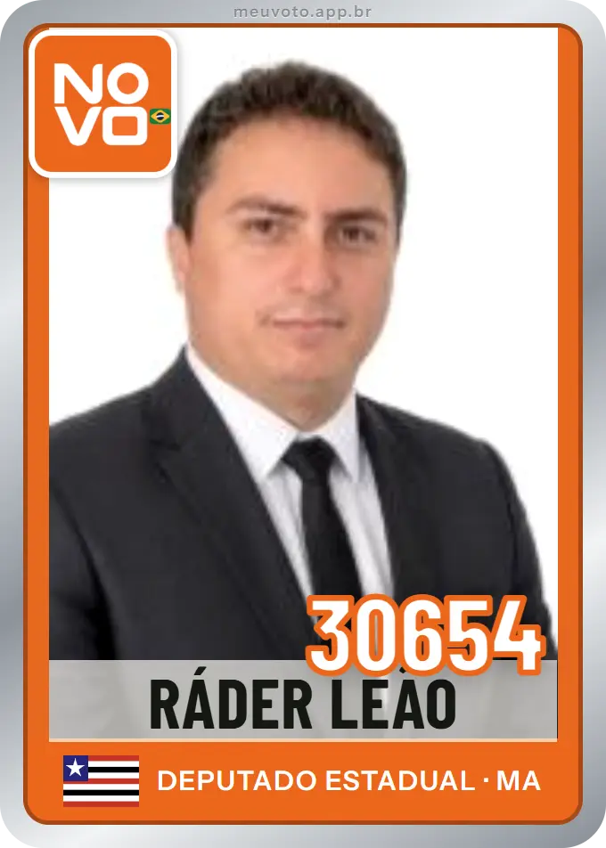 Carta de Ráder Leão, número 30654, Novo