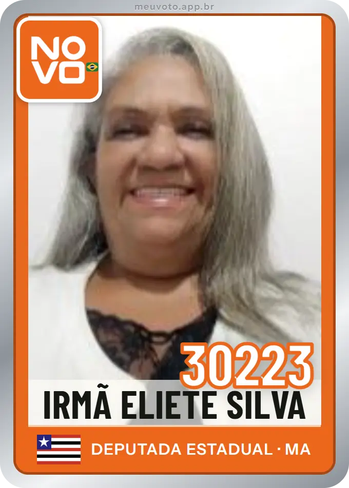 Carta de Irmã Eliete Silva, número 30223, Novo