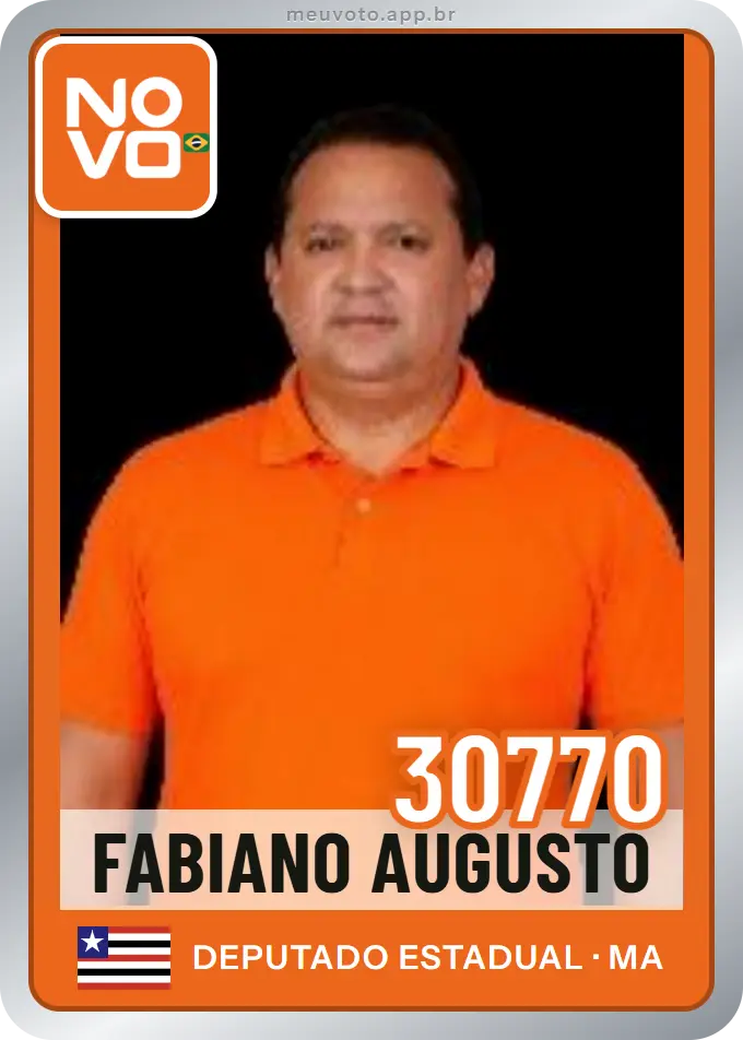 Carta de Fabiano Augusto, número 30770, Novo
