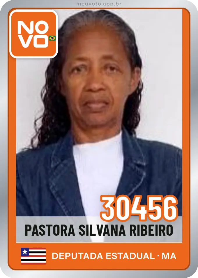 Carta de Pastora Silvana Ribeiro, número 30456, Novo