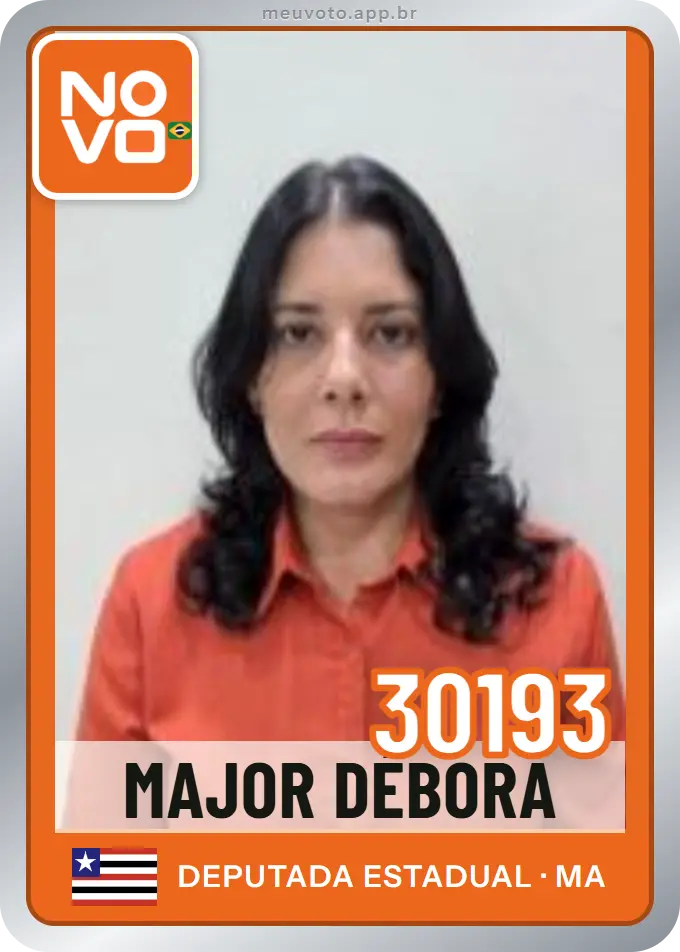 Carta de Major Débora, número 30193, Novo