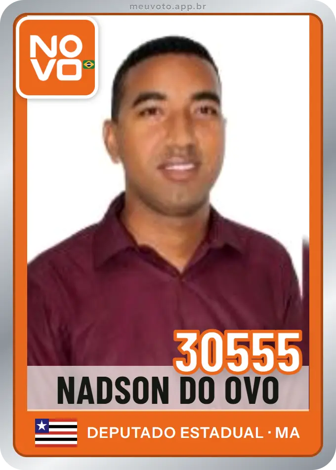 Carta de Nadson do Ovo, número 30555, Novo