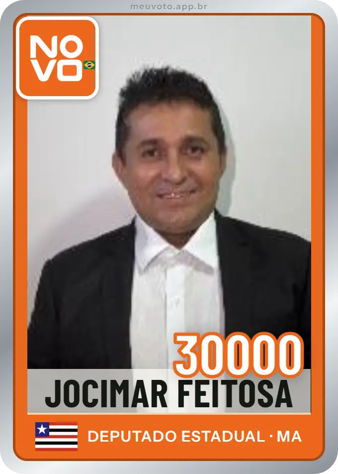 Carta de Jocimar Feitosa, número 30000, Novo