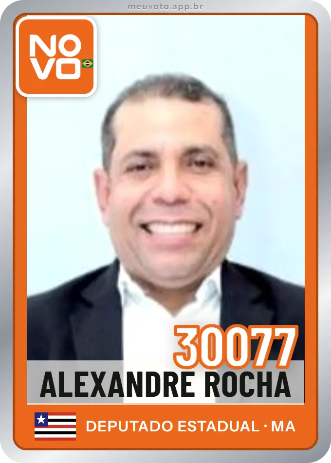 Carta de Alexandre Rocha, número 30077, Novo