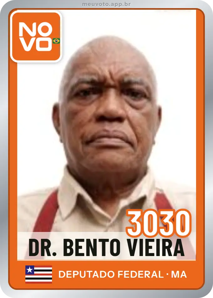 Carta de Dr. Bento Vieira, número 3030, Novo