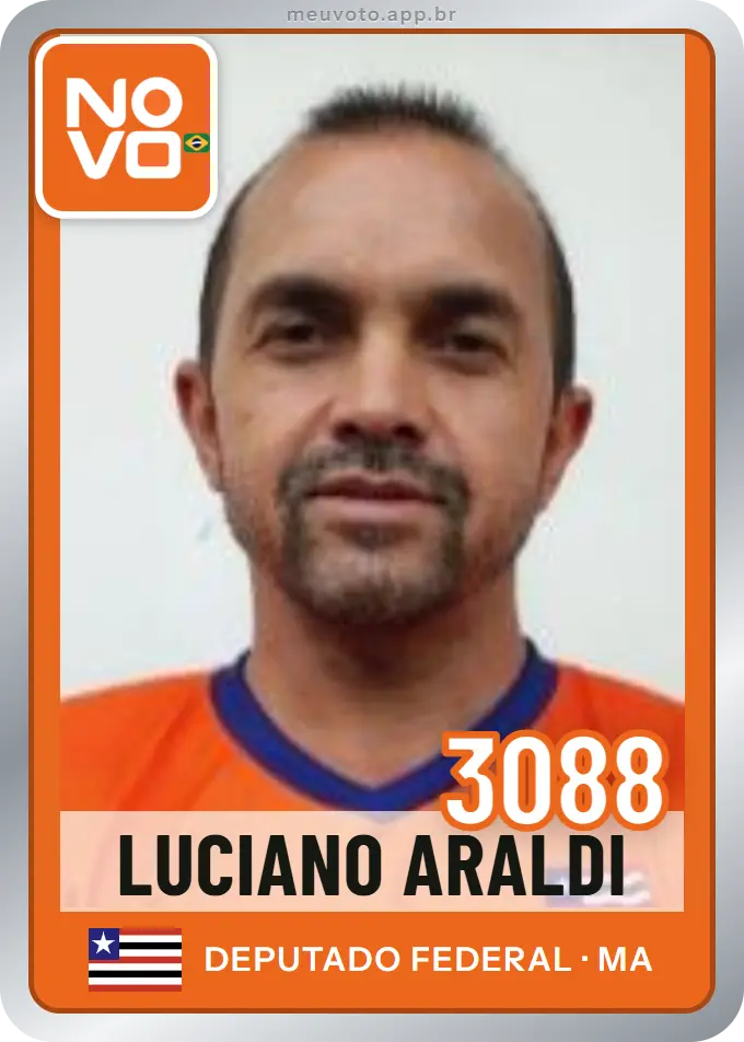 Carta de Luciano Araldi, número 3088, Novo