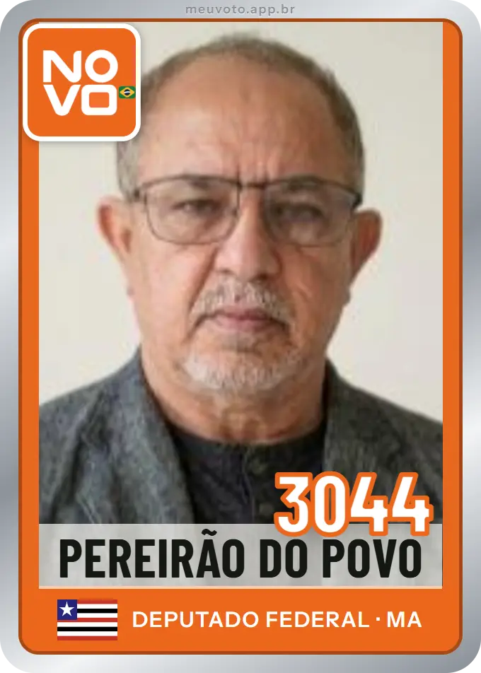 Carta de Pereirão do Povo, número 3044, Novo