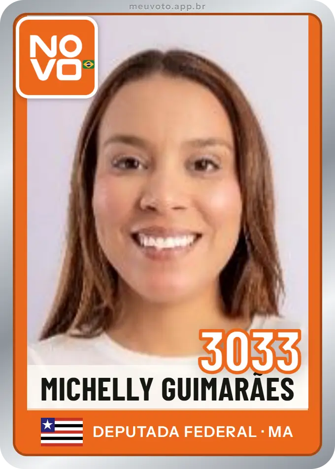 Carta de Michelly Guimarães, número 3033, Novo