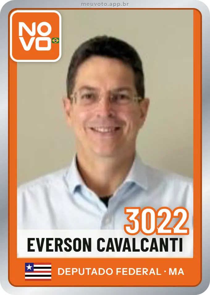 Carta de Everson Cavalcanti, número 3022, Novo