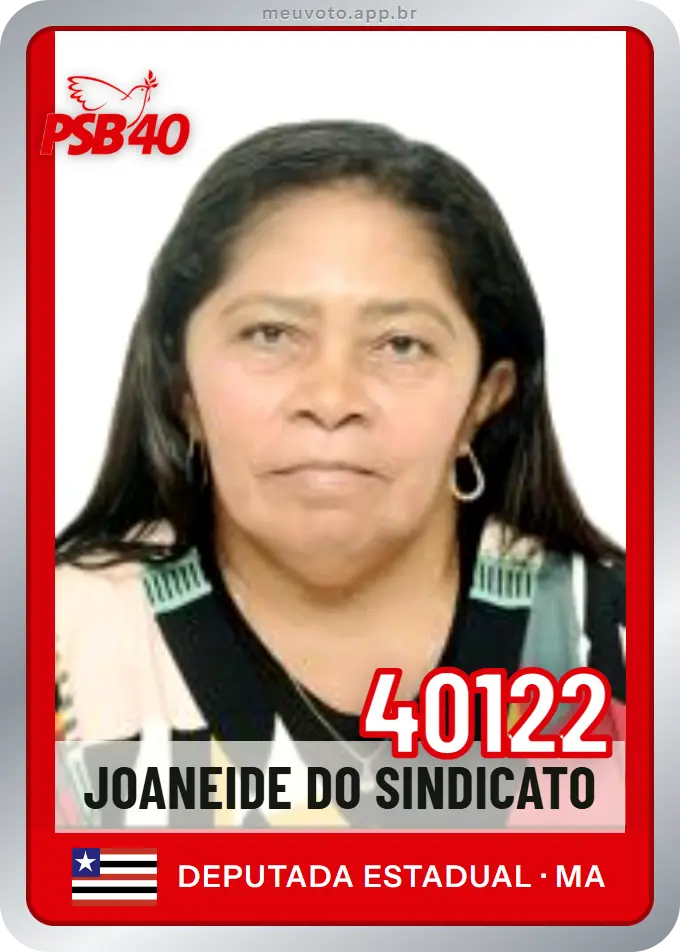 Carta de Joaneide do Sindicato, número 40122, PSB