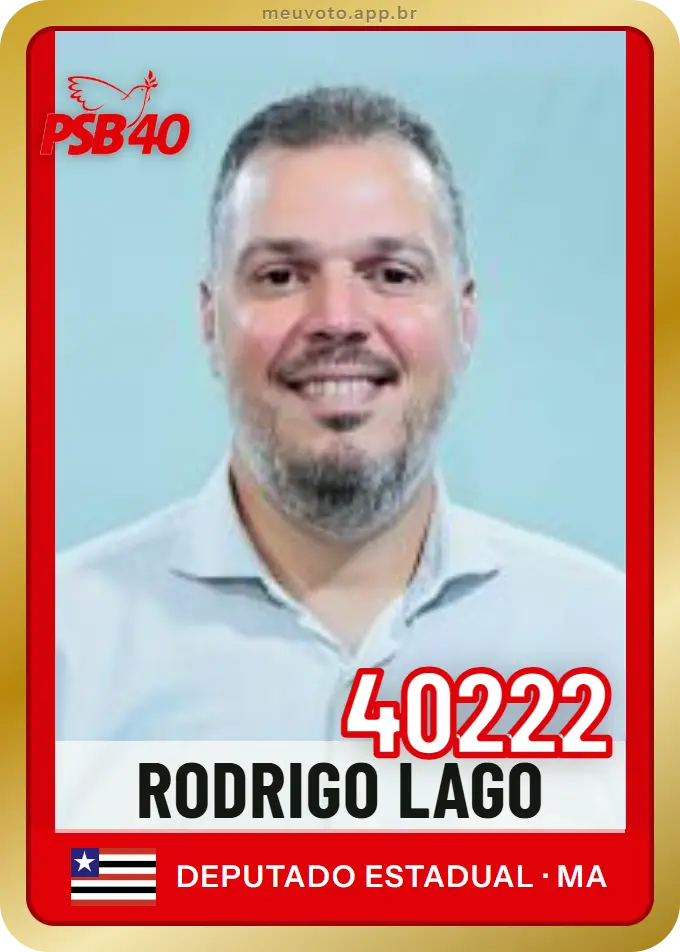 Carta de Rodrigo Lago, número 40222, PSB