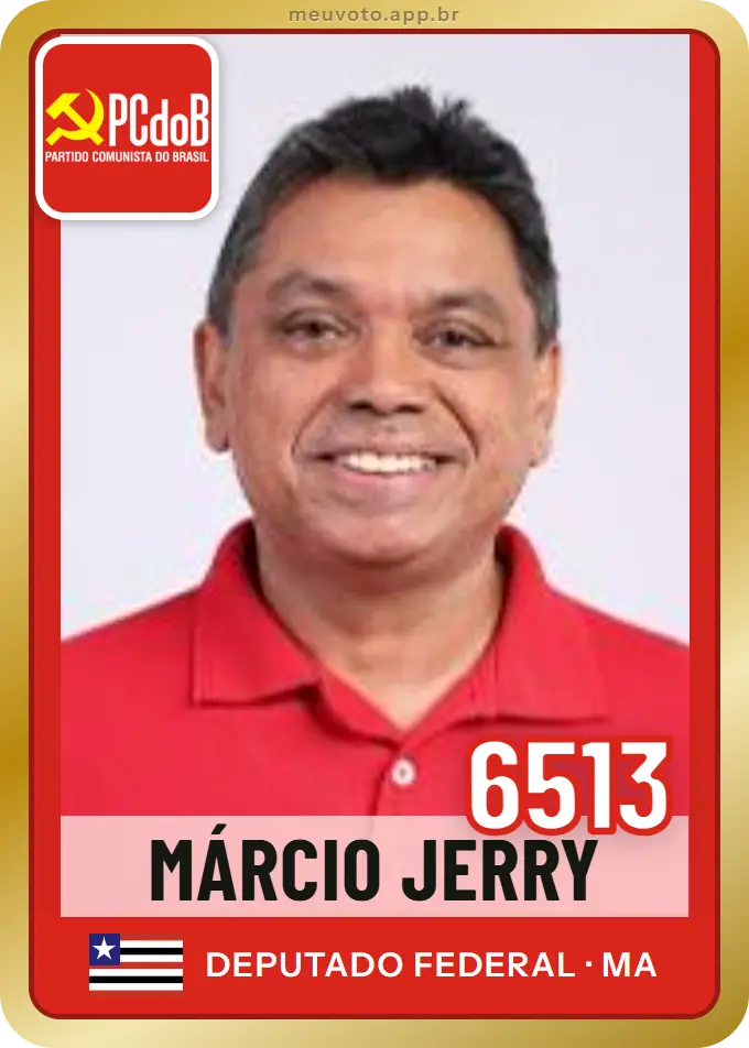 Carta de Márcio Jerry, número 6513, PCdoB
