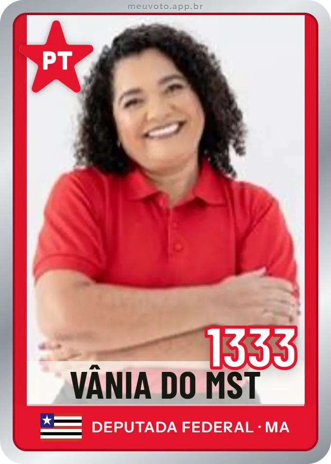 Carta de Vânia do Mst, número 1333, PT