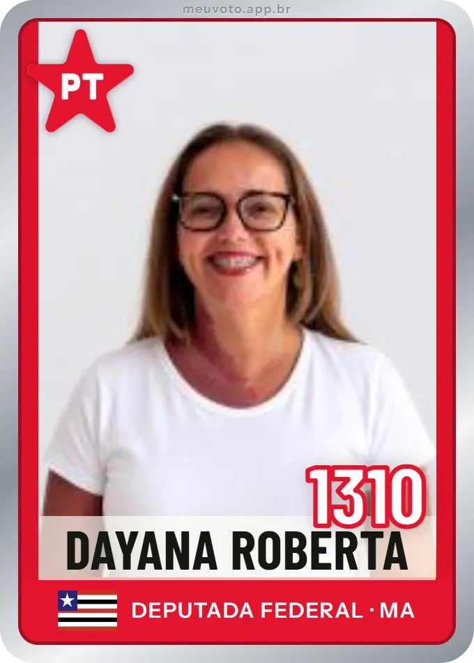 Carta de Dayana Roberta, número 1310, PT