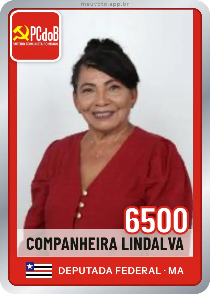 Carta de Companheira Lindalva, número 6500, PCdoB