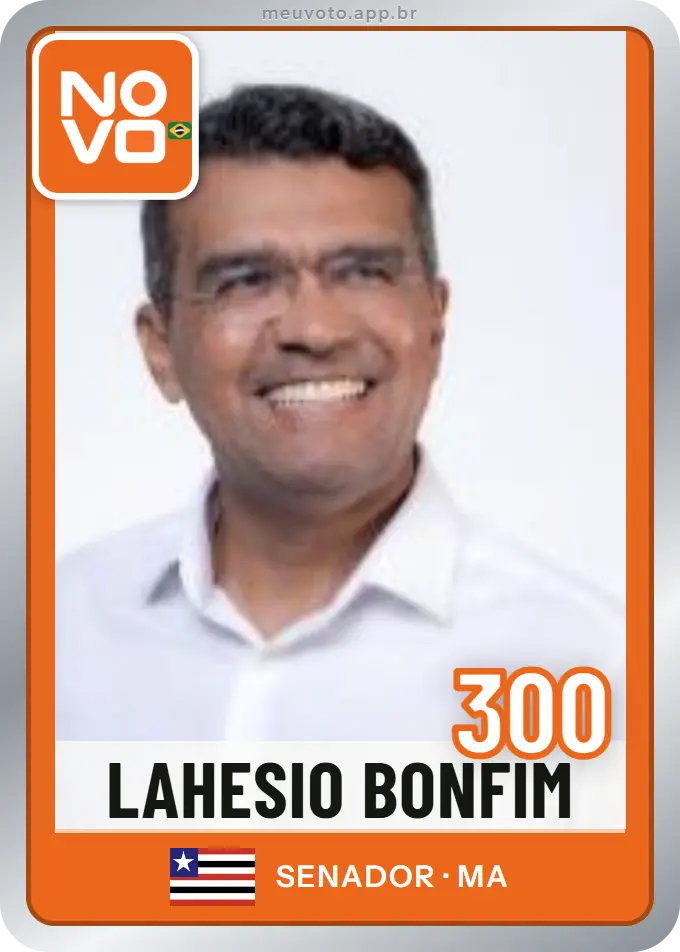 Carta de Lahesio Bonfim, número 300, Novo