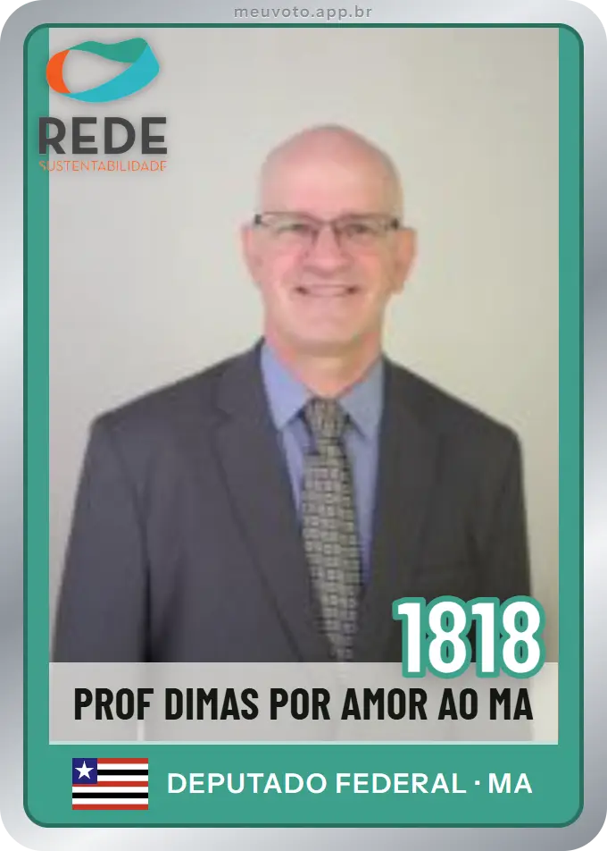 Carta de Prof Dimas Por Amor Ao Ma, número 1818, Rede