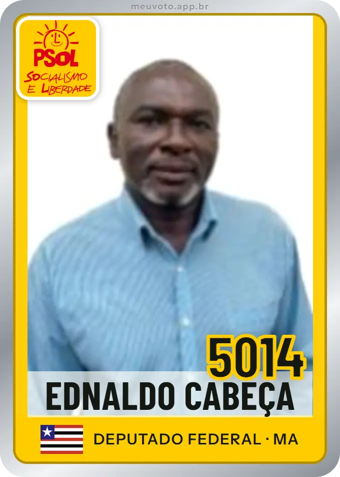 Carta de Ednaldo Cabeça, número 5014, PSOL
