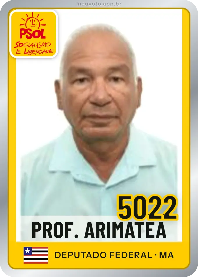 Carta de Prof. Arimatea, número 5022, PSOL