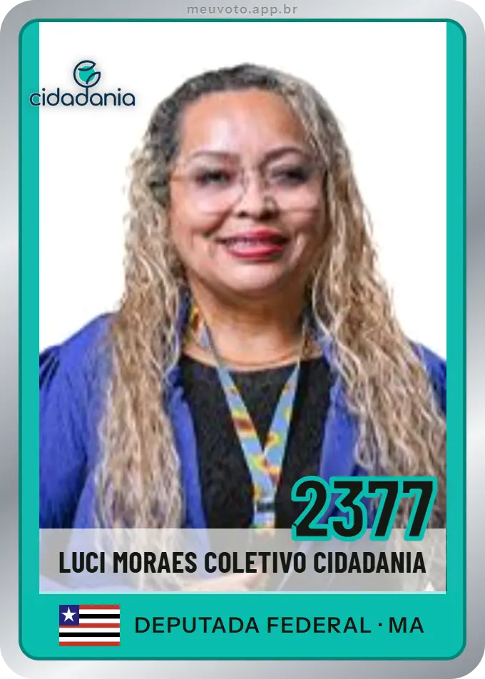 Carta de Luci Moraes Coletivo Cidadania, número 2377, Cidadania