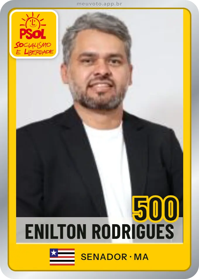 Carta de Enilton Rodrigues, número 500, PSOL