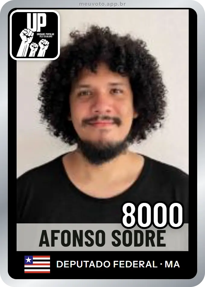 Carta de Afonso Sodré, número 8000, UP
