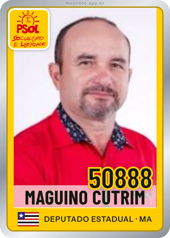 Carta de Maguino Cutrim, número 50888, PSOL