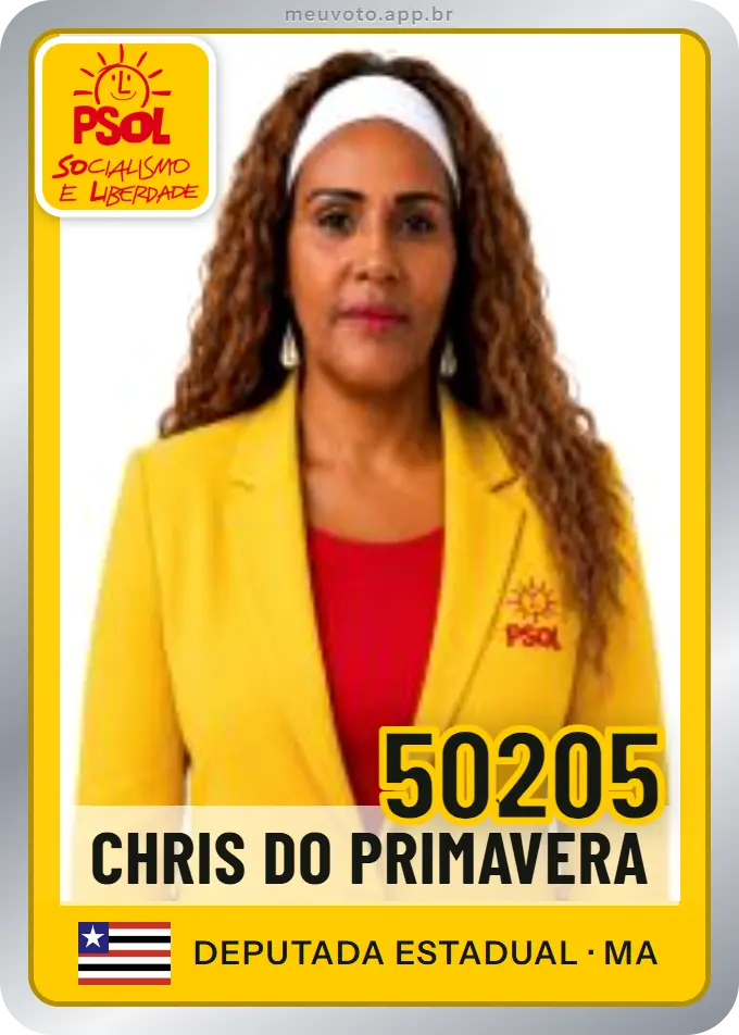 Carta de Chris do Primavera, número 50205, PSOL