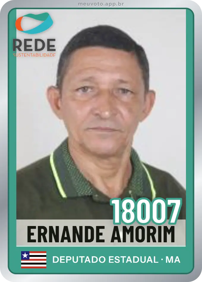 Carta de Ernande Amorim, número 18007, Rede
