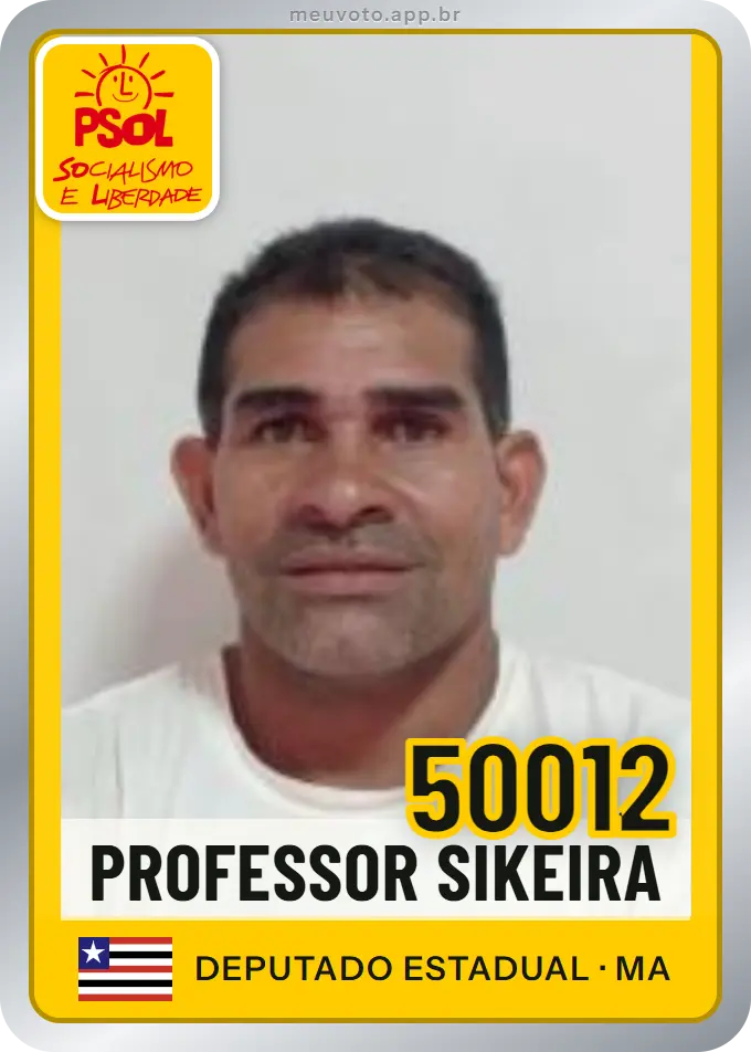 Carta de Professor Sikeira, número 50012, PSOL