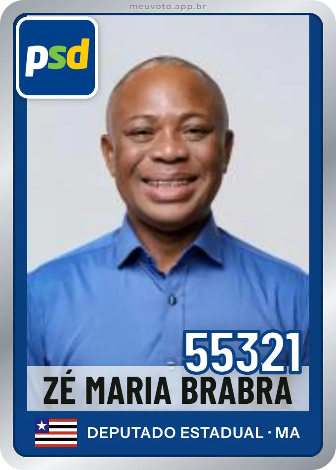 Carta de Zé Maria Brabra, número 55321, PSD
