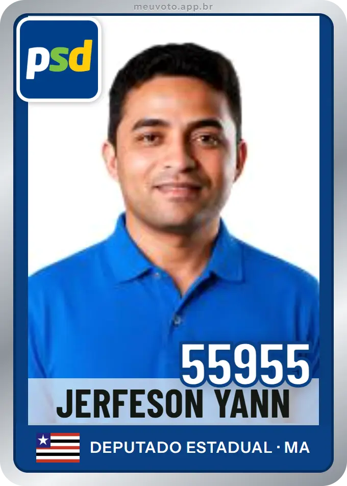 Carta de Jerfeson Yann, número 55955, PSD