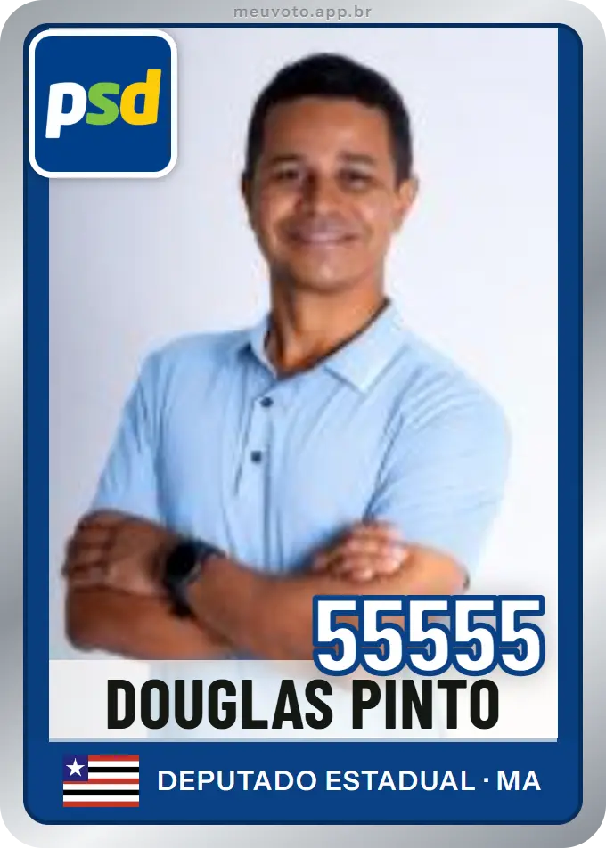 Carta de Douglas Pinto, número 55555, PSD