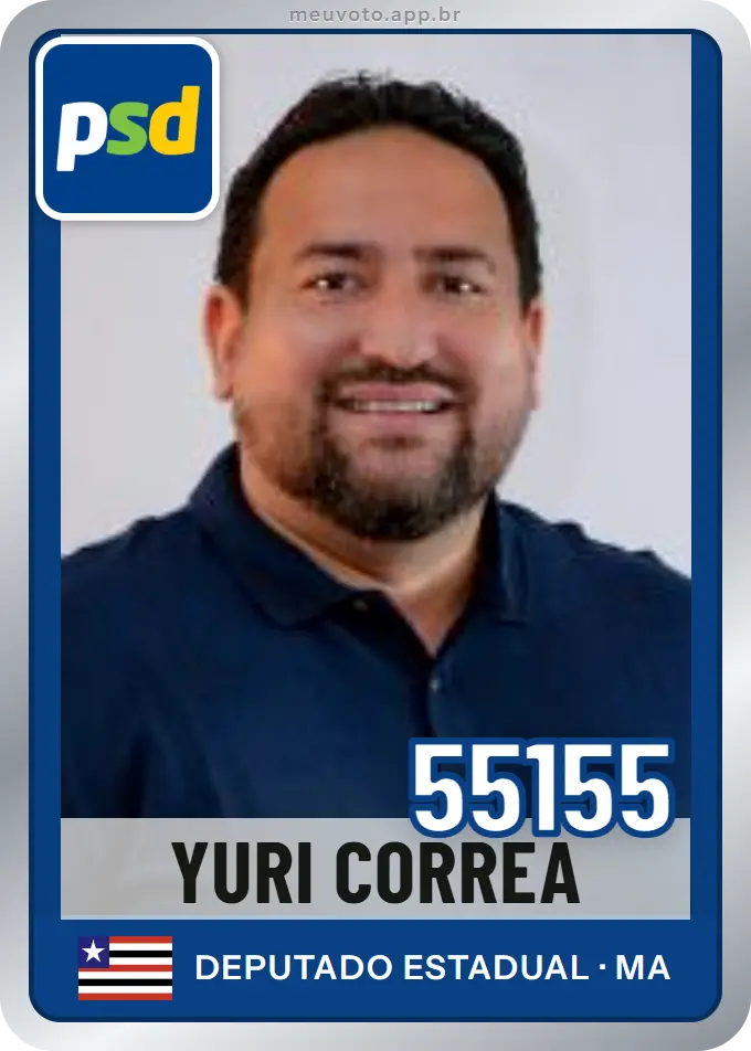 Carta de Yuri Correa, número 55155, PSD