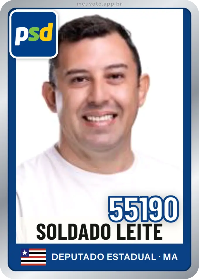 Carta de Soldado Leite, número 55190, PSD