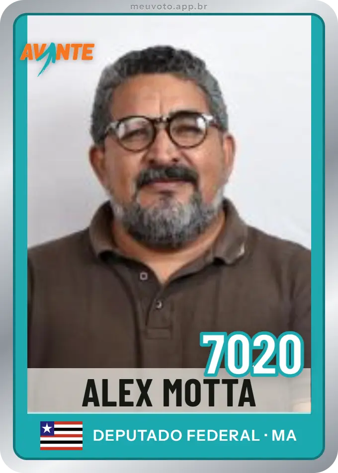 Carta de Alex Motta, número 7020, Avante