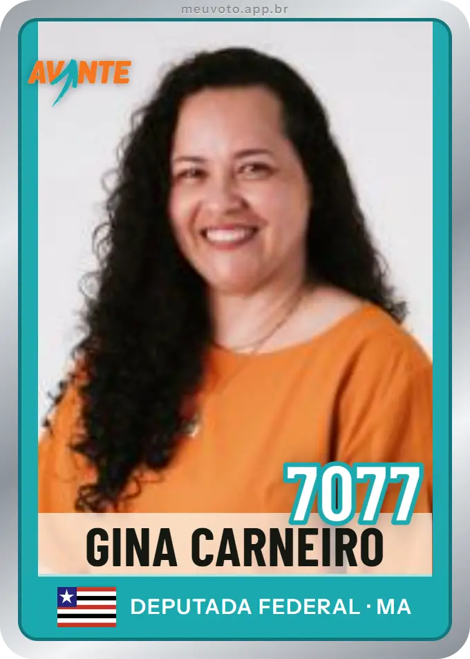 Carta de Gina Carneiro, número 7077, Avante