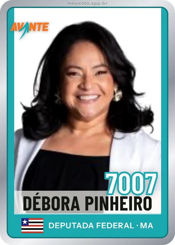 Carta de Débora Pinheiro, número 7007, Avante