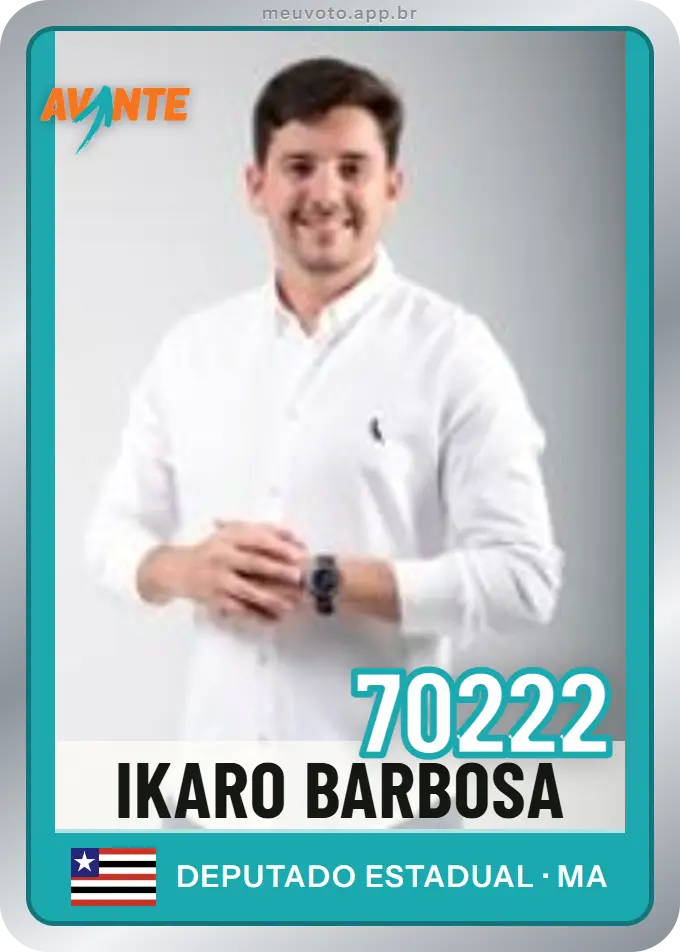 Carta de Ikaro Barbosa, número 70222, Avante