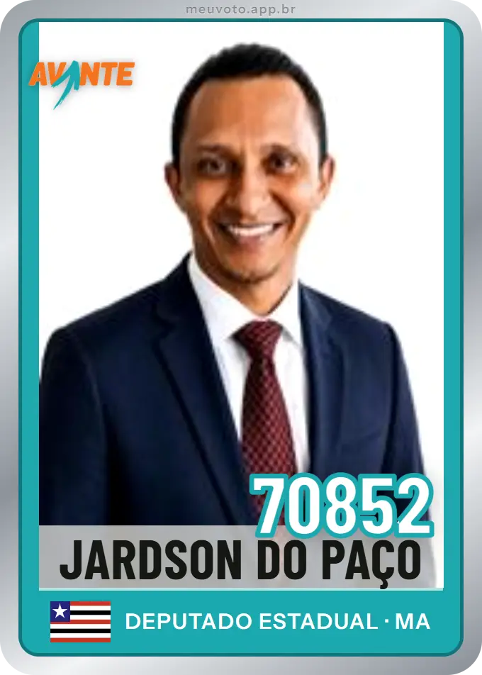 Carta de Jardson do Paço, número 70852, Avante