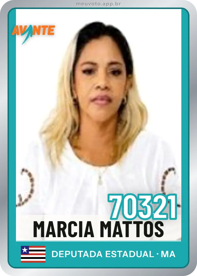 Carta de Marcia Mattos, número 70321, Avante