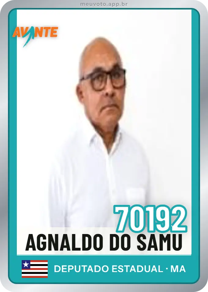 Carta de Agnaldo do Samu, número 70192, Avante