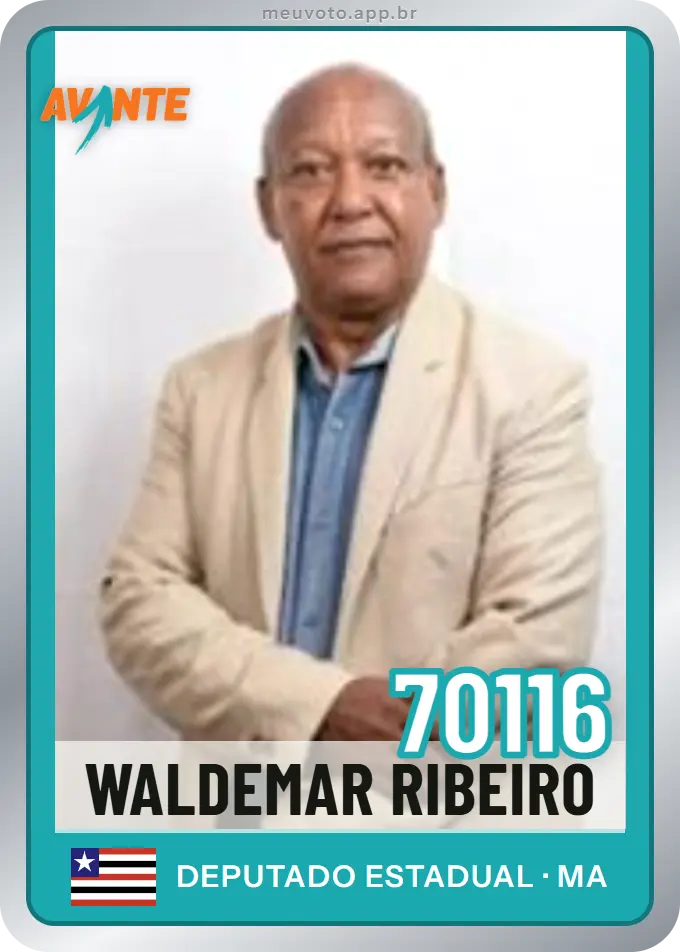 Carta de Waldemar Ribeiro, número 70116, Avante