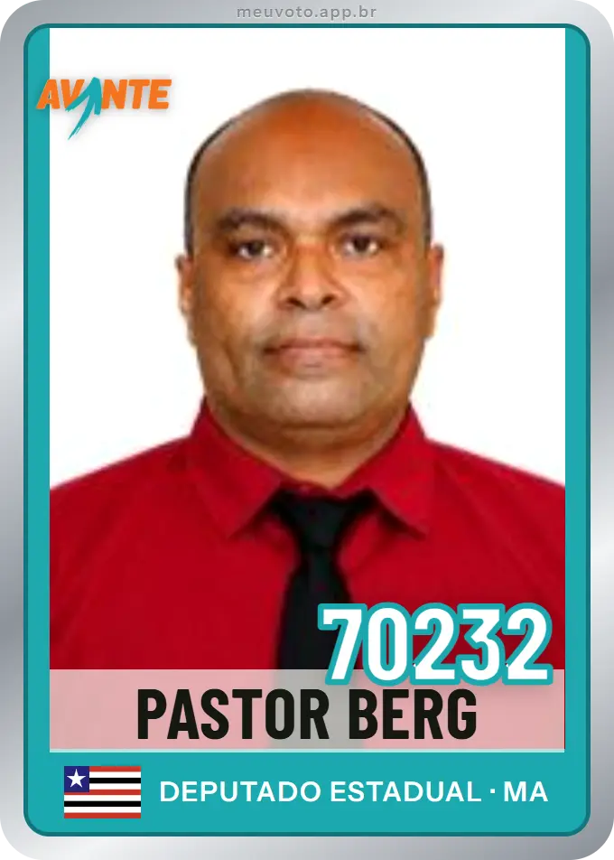 Carta de Pastor Berg, número 70232, Avante