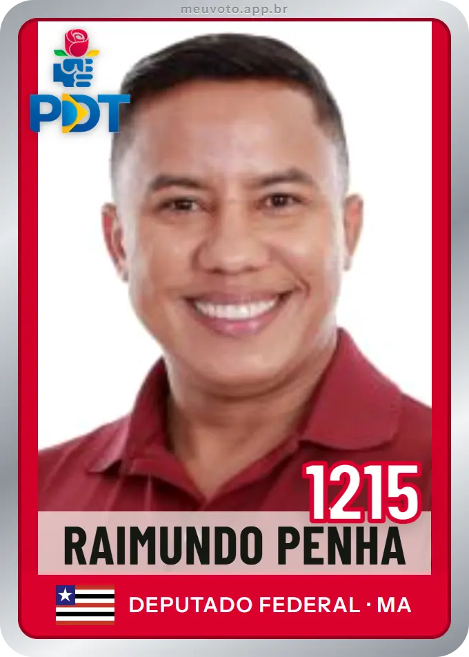 Carta de Raimundo Penha, número 1215, PDT